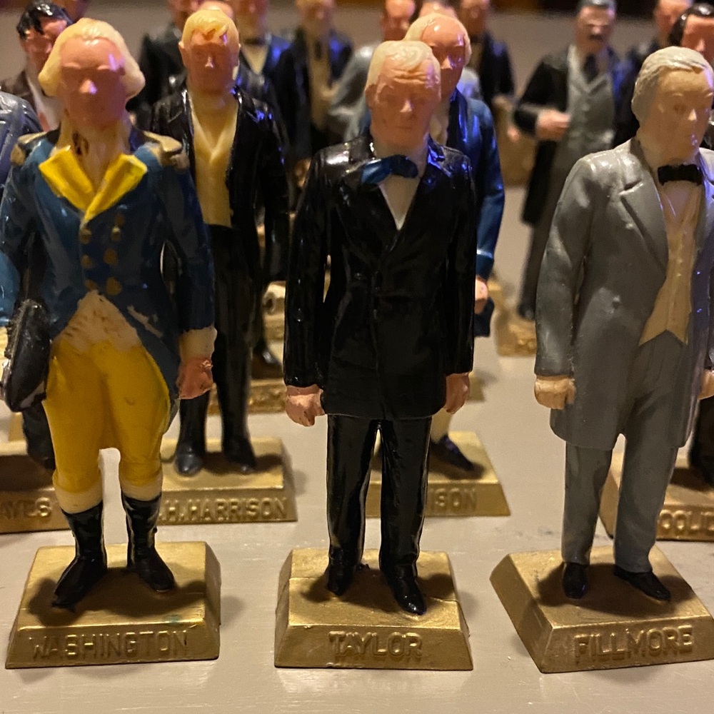 Vintage Marx Toys 36 U.S. Presidents Figurine Set 3” Historical Collection- - Picture 6 of 9